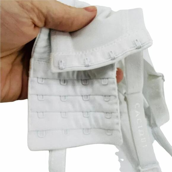 Lane Bryant Cacique White Lightly Lined Full Coverage Bra Size 42DD - Picture 8 of 9